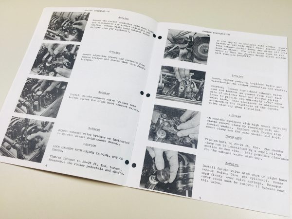 Jacobs Engine Brake Model #71 Instruction Manual Detroit Engine 4-71 6-71 6V-71 - Image 2
