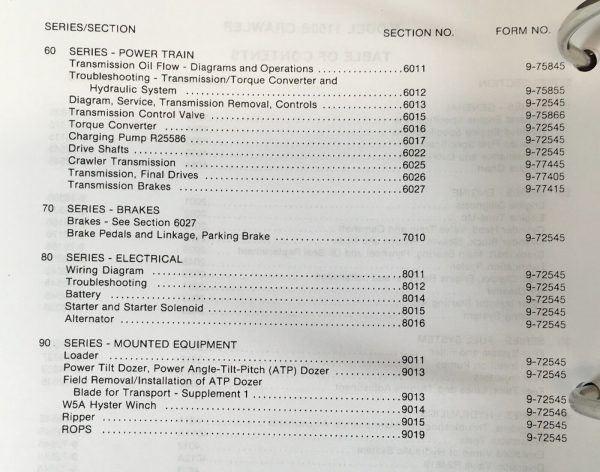 Case 1150B Crawler Service Manual Parts Catalog Operators Owners Repair Shop Set - Image 4