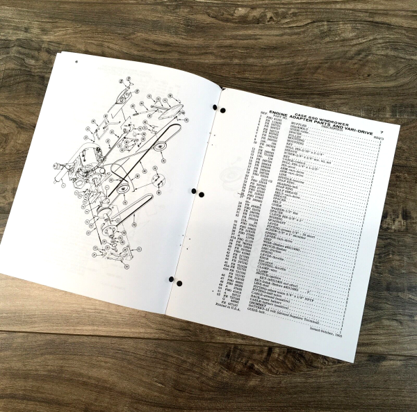 Case 650 Self Propelled Windrower Parts Manual Catalog Book SN 8298701-After - Image 4