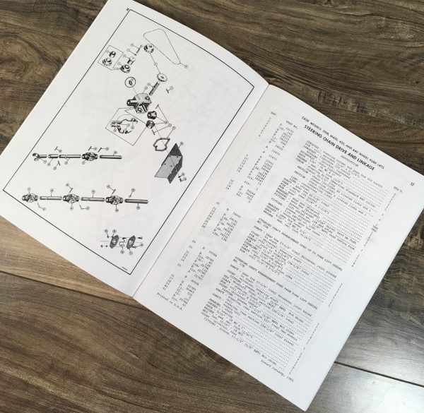 Case 310B M420 430 440 Fork Lifts Parts Catalog Manual Book New Print B904 - Image 4