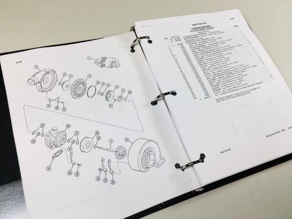 Case 2096 Tractor Parts Manual Catalog Book Assembly Schematic Exploded Views - Image 3