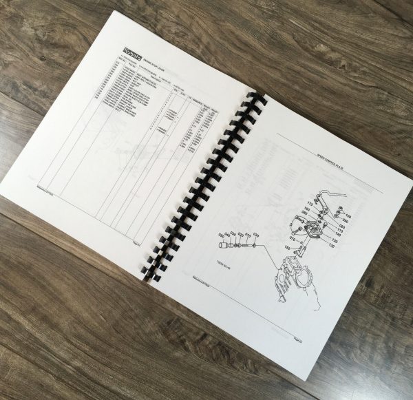 Kubota B1550D Tractor Parts Assembly Manual Catalog Exploded Views Numbers - Image 6