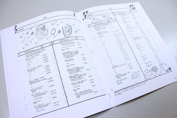 Kohler K91 4Hp Engine Generator Parts Catalog Manual Exploded Views - Image 3