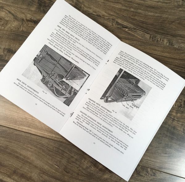 Case Model A Combine Operators Manual Owners Maintenance Adjustments More - Image 4