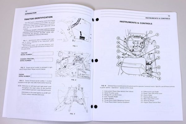 Massey Ferguson Mf 231 Tractor Owners Operators Manual Instruction Book Mf231 - Image 4