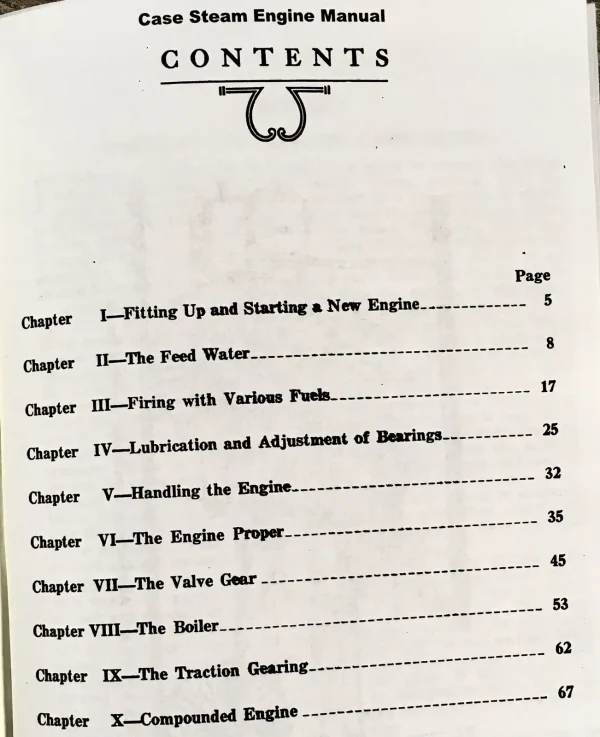 Case Steam Engine Operators Manual Owners Book Maintenance Adjustments More - Image 3