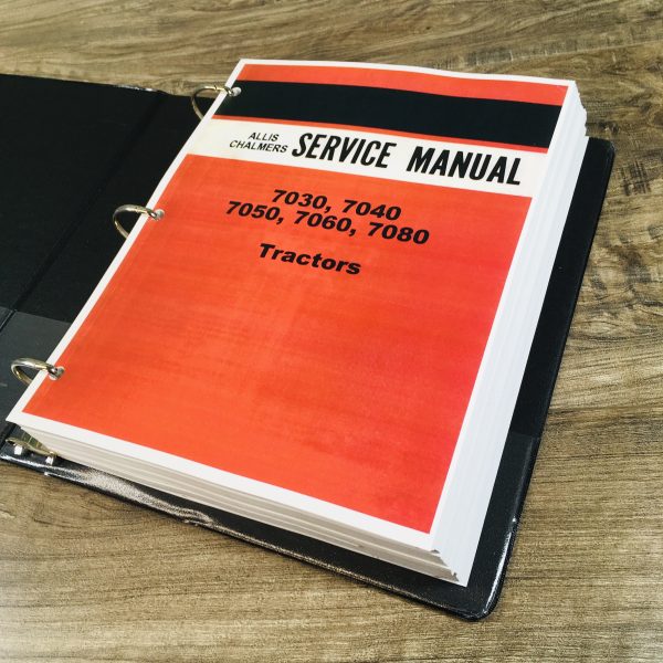 Allis Chalmers 7060 Tractor Service Manual Parts Operators Owners 6001-Up - Image 2